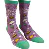 Crazy Dog T-Shirts Women’s Naps and Snacks Socks Funny Tacos Pizza Sleep Lazy Graphic Novelty Footwear