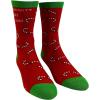 Crazy Dog T-Shirts Women’s Naughty Nice I Tried Socks Funny Christmas List Good Bad Graphic Footwear