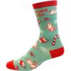 Crazy Dog T-Shirts Women’s Peppurrmint Meowcha Socks Funny Pet Cat Kitty Animal Lover Christmas Coffee Mocha Footwear