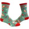 Crazy Dog T-Shirts Women’s Peppurrmint Meowcha Socks Funny Pet Cat Kitty Animal Lover Christmas Coffee Mocha Footwear