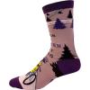 Crazy Dog T-Shirts Women’s Put The Fun Between Your Logs Socks Funny Bicycle Biking Graphic Novelty Footwear