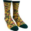 Crazy Dog T-Shirts Women’s Rise Up and Be Brave Socks Funny Motivational Inspirational Graphic Footwear