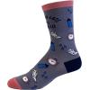 Crazy Dog T-Shirts Women’s Running Late Is My Cardio Socks Funny Fitness On Time Graphic Novelty Footwear