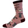Crazy Dog T-Shirts Womens Sarcastic Socks Cute Socks with Funny Graphic Designs Novelty Socks for Women(Espresso Depresso)