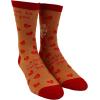 Crazy Dog T-Shirts Womens Sarcastic Socks Cute Socks with Funny Graphic Designs Novelty Socks for Women(Kiss Backhand)