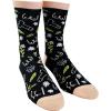 Crazy Dog T-Shirts Womens Sarcastic Socks Cute Socks with Funny Graphic Designs Novelty Socks for Women(Pbf)
