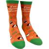 Crazy Dog T-Shirts Womens Sarcastic Socks Cute Socks with Funny Graphic Designs Novelty Socks for Women(Simple Woman)