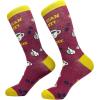 Crazy Dog T-Shirts Women’s You Can Do It Coffee Socks Funny Cafe Lover Cup Of Joe Graphic Novelty Footwear
