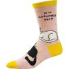 Women’s Is It Caturday Yet Socks Funny Saturday Pet Cat Kitty Lover Animal Crazy Cat Lady Footwear