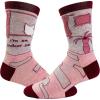 Crazy Dog T-Shirts Funny Indoor Cat Crew Socks for Women – Im an Introvert Quote Design – Soft Cotton Blend Kitty Theme – Cozy Pink Novelty Footwear for Cat Lovers and Homebodies
