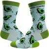 Crazy Dog T-Shirts Women’s Avocardio Socks Funny Avocado Fitness Healthy Fats Novelty Workout Footwear