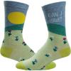 Crazy Dog T-Shirts Women’s Can I Leave Socks Funny Loner Introvert Sunny Day Sarcastic Footwear