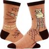Crazy Dog T-Shirts Women’s I Need Coffee Right Meow Socks Funny Pet Cat Lover Kitty Novelty Footwear