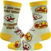 Crazy Dog T-Shirts Women’s If You Don’t Like Tacos I’m Nacho Type Socks Funny Mexican Food Cinco De Mayo Footwear