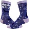 Crazy Dog T-Shirts Women’s Mama Wolf Socks Funny Camping Mother’s Day Novelty Footwear