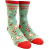 Crazy Dog T-Shirts Women’s Peppurrmint Meowcha Socks Funny Pet Cat Kitty Animal Lover Christmas Coffee Mocha Footwear