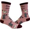 Crazy Dog T-Shirts Womens Sarcastic Socks Cute Socks with Funny Graphic Designs Novelty Socks for Women(Espresso Depresso)