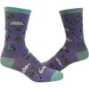 Crazy Dog T-Shirts Womens Sarcastic Socks Cute Socks with Funny Graphic Designs Novelty Socks for Women(F Off)