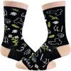 Crazy Dog T-Shirts Womens Sarcastic Socks Cute Socks with Funny Graphic Designs Novelty Socks for Women(Pbf)