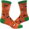 Crazy Dog T-Shirts Womens Sarcastic Socks Cute Socks with Funny Graphic Designs Novelty Socks for Women(Simple Woman)