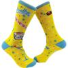 Crazy Dog T-Shirts Womens Sarcastic Socks Cute Socks with Funny Graphic Designs Novelty Socks for Women(Vodka Made Me)