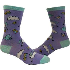 Crazy Dog T-Shirts Womens Sarcastic Socks Cute Socks with Funny Graphic Designs Novelty Socks for Women(F Off)