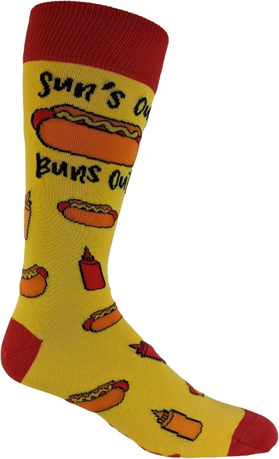 imageCrazy Dog TShirts Mens Suns Out Buns Out Socks Funny Backyard Cookout Barbque Summer Graphic Novelty Fotowear