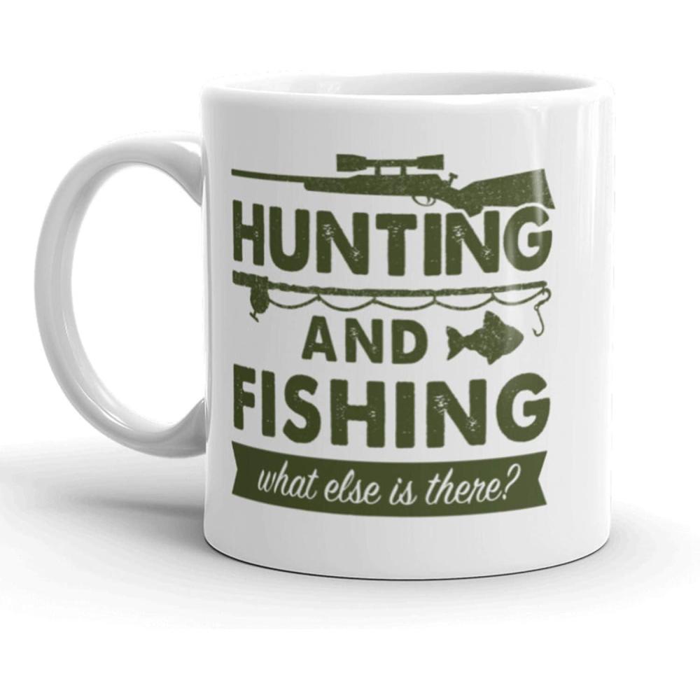 imageCrazy Dog TShirts Hunting and Fishing What Else Is There Coffee Mug Funny Outdoors Ceramic Cup11oz
