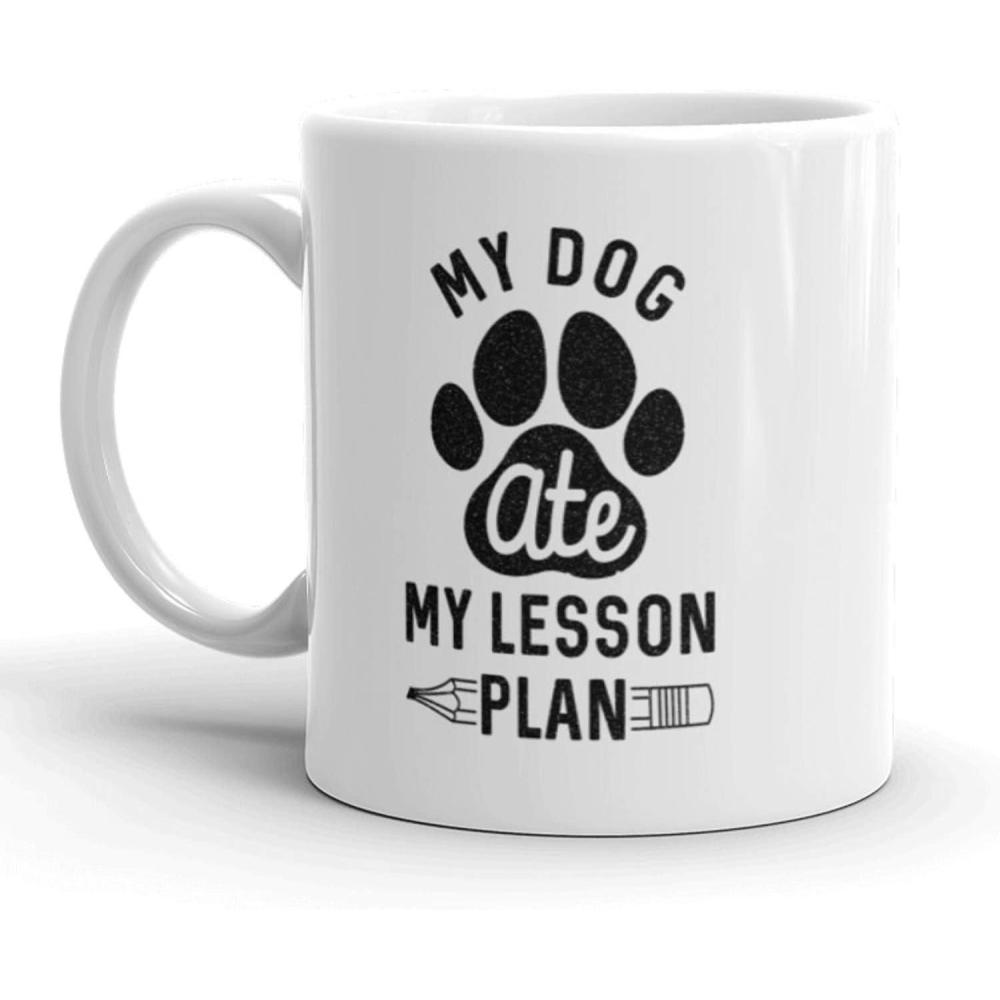 imageMy Dog Ate My Lesson Plan Coffee Mug Funny Teacher Ceramic Cup11oz