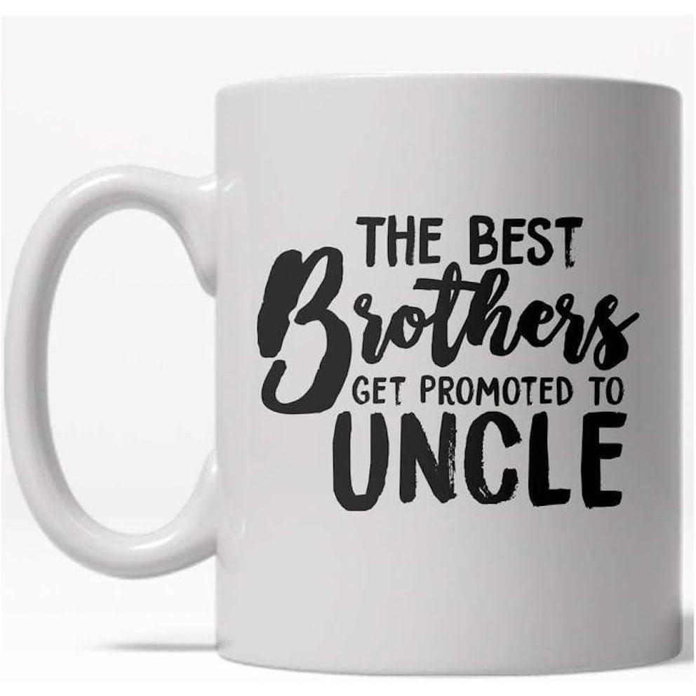 imageThe Best Brothers Get Promoted to Uncle Mug Cute Family Coffee Cup 11oz