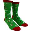 Crazy Dog T-Shirts Funny Chemistree Socks for Men – Christmas and Science Themed Crew Socks – Novelty Gift for Scientists, Teachers, and Chemists with Beaker & Flask Print