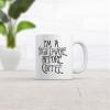 Crazy Dog T-Shirts Im A Nightmare Before Coffee Mug Funny Halloween Movie Novelty Cup-11oz