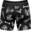 Crazy Dog T-Shirts Mens Funny Boxers Bone Zone Sarcastic Skeleton Graphic Underwear for Men