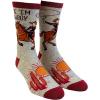 Crazy Dog T-Shirts Men’s Ride Em Cowboy Socks Funny Horseback Riding Desert Sun Novelty Western Footwear