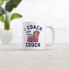 I Coach From The Couch Mug Funny Lazy Sports Fan Joke Cup-11oz