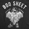 Mens Boo Sheet T Shirt Funny Halloween Party Ghost Costume Beer Sarcastic Tee(Heather Black)