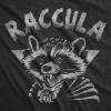 Mens Funny T Shirts Raccula Sarcastic Halloween Vampire Graphic Raccoon Novelty Tee for Men