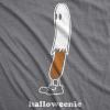 Mens Halloweenie T Shirt Funny Ghost Hot Dog Tee Scary Halloween Costume T Shirt(Dark Heather Grey)
