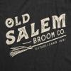 Womens Old Salem Broom Co T Shirt Funny Halloween Witch Tee Funny T Shirts Halloween Tops for Women Women’s Novelty Tees Black – XL