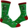 Crazy Dog T-Shirts Funny Chemistree Socks for Men – Christmas and Science Themed Crew Socks – Novelty Gift for Scientists, Teachers, and Chemists with Beaker & Flask Print