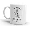 Crazy Dog T-Shirts I’m Feeling Stabby Today Coffee Mug Funny Sarcastic Ceramic Cup-11oz