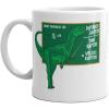 Crazy Dog T-Shirts Velociraptor Mug Funny Math Dinosaur Sarcastic Coffee Cup-11oz
