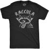 Mens Funny T Shirts Raccula Sarcastic Halloween Vampire Graphic Raccoon Novelty Tee for Men