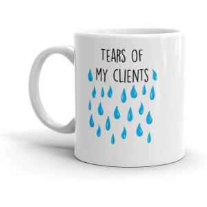 Crazy Dog T-Shirts Tears Of My Clients Funny Workplace Coffee Mug-11oz