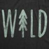 Womens Wild T Shirt Cute Vacation Adventure Camping Hiking Vintage Graphic Tee(Heather Black)