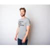 Crazy Dog Men’s T Shirt Hold On Let Me Overthink This Funny Sarcastic Adult Tee(Dark Heather Grey)