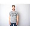 Crazy Dog Men’s T Shirt Hold On Let Me Overthink This Funny Sarcastic Adult Tee(Heather Light Blue)