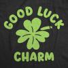 Good Luck Charm Dog Shirt Funny Sarcastic St Patricks Day Tee for Dogs Saint Patrick’s Day Shirt for Dogs Cool Dog Puppy Tshirt Black – S(M)