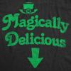 Mens Funny T Shirts Magically Delicious Arrow St Patricks Day Sarcastic Tee(Heather Black – Magically Delicious Arrow)