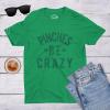 Mens Pinches Be Crazy T Shirt Funny Sarcastic Saint Patricks Day St Patty Tee(Green)
